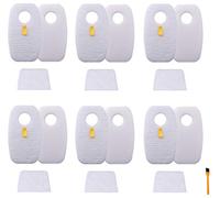 HongFa 3 Packs Shark Rocket HV380 HV380W, HV381,HV382,HV383, HV384Q Vacuum Filter, Replacement Foam and Felt Filters Kit Fits Shark Rocket DuoClean Part# XFFH380 XPSTFH380 And 1pcs Free Cleaning Brush