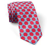 Hongfacai Men's Ties Business Necktie for Men Table Tennis Fashion Neck Tie Slim Skinny Tie Necktie for Men Xmas Wedding Business Formal Party (145 x 8 cm)