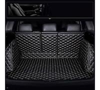 Hongg Car All Inclusive Boot Liner for Land Rover Range Rover Sport 2023-2024, Leather Trunk Mat Waterproof Wear Resistant Auto Rear Cargo Liner Accessories,C/Black-beige