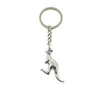 honggui1111-New Hot Men Key Ring Metal Key Chain Keychain Gift Jewelry Australia Kangaroo Pendant (#2 Key Chain 3pcs)