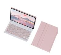 HongHeFu Accessories, Detachable Normal/Backlit Keyboard, Flip Leather Protective Case compatible with HUAWEI MatePad Air 11.5 inch/2023(Pink+Keyboard)