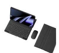 HongHeFu Accessories, Detachable Normal/Backlit Keyboard, Flip Leather Protective Case compatible with HUAWEI MatePad Air 12 inch(Black+Keyboard+Mouse)
