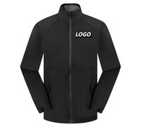 Honghuang Custom Logo Outdoor Waterproof Men Women Jacket DIY Print Company Design Casual Coat Color2,XL