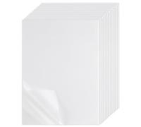 HonGien 12Pcs Double Sided Adhesive Sheet,A4 Clear Self-Adhesive Sticky Craft Tape Sheet,Sticky Strong for Photo Album DIY Arts Handbook Making Home Decor