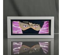 Hongjieya Anime Lamp Hatake Kakashi Figure RGB Led Light 16-Color Changing Atmosphere Light Bedroom Decor