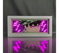 Hongjieya Anime Lamp JoJo Bizarre Adventure Figure Rohan Kishibe for Bedroom Decor Night Light Birthday Gift for JJBA Led Light