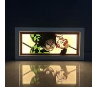 Hongjieya Anime Lamp Kamado Tanjirou/Figure RGB LED Light 16-Color Changing Anime Atmosphere Light Bedroom Decor Gift