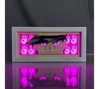 Hongjieya Anime Lamp Kujo Jotaro Figure for RGB Light Led Light 16-Color Changing Anime Atmosphere Light Bedroom Decor Gift
