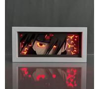Hongjieya Anime Lamp Uchiha Itachi/Figure for RGB Led Light 16-Color Changing Anime Atmosphere Bedroom Decor Gift