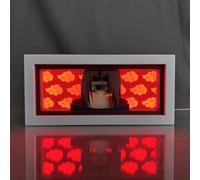 Hongjieya Anime Lamp Uchiha Itachi Figure for RGB Led Light 16-Color Changing Atmosphere Light Bedroom Decor Gift