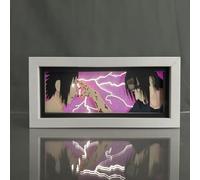 Hongjieya Anime Lamp Uchiha Itachi & Sasuke Figure - RGB LED Light, 16-Color Changing Atmosphere Light for Bedroom Decor & Gift