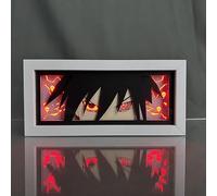 Hongjieya Anime Lamp Uchiha Sasuke/Figure - RGB LED Light, 16-Color Changing Atmosphere Light for Bedroom Decor & Gift
