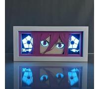 Hongjieya Blue Lock Anime Lamp Chigiri Hyoma Figure for Bedroom Decor Night Light Birthday Gift for Led Light