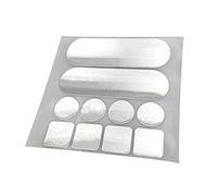 Hongjingda Aluminium Tape, Pack of 10 Metal Tape - Insulating Adhesive High Temperature High Performance Tapes for HVAC Channels, Heat-Resistant Sealing for Picking Channels