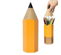 Hongjingda Holder for Desk, Desk Holder with Large Capacity and Lid - Novelty Storage Organiser for Colouring Pencils, Colourful Holder for School