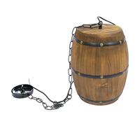 HongKKon Ceiling Light,Wine-Barrel Shape Chandelier Pendant Lights Vintage Ceiling Light Height Adjustable,Rustic Wood Pendant Light Suitable for Bedrooms, Wine Cellars, Bars, Cafes