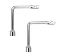 HONGLINSONG 2 PCS Triangle Elevator Keys, Multi-Purpose L-Type Triangle Metal Bin Key for Elevator Door Fireplace Utility Access Chimney Gas Meter Box Control Cabinet Faucet