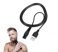 HONGLINSONG Shaver Charger Cable, USB Hair Clipper Charging Cable with Figure-8 Connector, Replacement Power Cord for Razor, Water Flosser, Beauty Instrument, Lint Remover