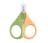 Hongmeru Baby Nail Scissors, Round Tip Safety Manicure Nail Scissors, Stainless Steel, Safety Scissors & Cover 0+ Months, New-Borns Nail Trimmer, Ideal for Newborns,Toddlers, Babies