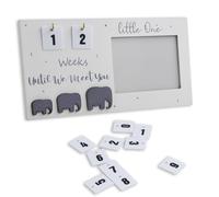 hongmo Light Grey Baby Sonogram Picture Frame Baby Scan Photo Frame Baby Scan Photo Frame Wooden Ultrasonic Picture Frame Pregnancy Mum to Be Announcement Gifts