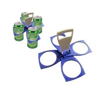 Hongoen 1 piece, 3-4 cups, foldable cup holder for coffee, collapsible, foldable rotating cup carrier, cup holder, holiday, cup holder, festival, reusable, pocket-sized festival