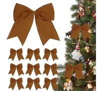 Hongsome Brown Christmas Bows CB1206