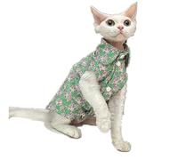 HONGSUO Sphynx Cat Clothes Devon/hairless Cat Summer Cartoon Piggy Shirt Cute And Comfortable,shirt,L+