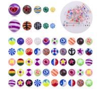 HONGTU implant 200pcs Acrylic Piercing Replacement Balls Externally Threaded Nipple Industrial Tongue Belly Piercing Rings Body Jewelry Piercing Barbell Parts 3mm-8mm