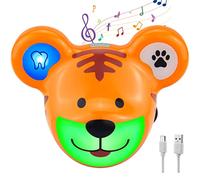 HONGUT Musical Timer for Kids Rechargeable Battery 2 Minute Toothbrush Timer and 20 Seconds Bathroom Hand Wash Timer with LED Color Light, 3 Volume Options Musical Timer for Children-T