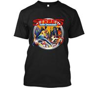 HONGWEl Streets of Rage Beat 'em up Video Game Series Art Vintage Logo T-Shirt Black T-Shirt Black XXL
