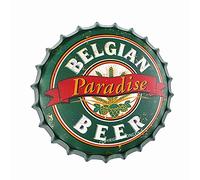 HONGXIN Beer Bottle Caps Vintage metal sign Home Decor Drink Motor Oil Car 66 Highway Man Cave Beer Garden Accessories 12" Inches A0716-61