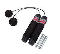 HONGXIN-SHOP Ropeless Jump Rope Weighted Cordless Skipping Rope Length Adjustable Tangle Free Wireless Speed Rope for Sport Exercise MMA Training Fitness Suitable for Adults and Kids Semi-load