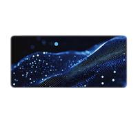 HongXINGDd 800x400mm Large Gaming Mouse Mat Extended Geometric Pattern Keyboard Pad Non Slip Rubber Base Waterproof Table Protector Stitched Edges Smooth Surface Office Computer PC