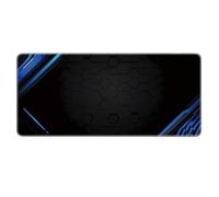 HongXINGDd 800x400mm Large Gaming Mouse Mat Extended Geometric Pattern Keyboard Pad Non Slip Rubber Base Waterproof Table Protector Stitched Edges Smooth Surface Office Computer PC