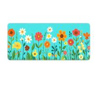 HongXINGDd Beautiful Flowers Large Gaming Mouse Pad XL Smooth Surface with Stitched Edges & Non-Slip Base Big Mousepad for Office, Home, Work, Gaming
