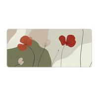 HongXINGDd Beautiful Flowers Large Gaming Mouse Pad XL Smooth Surface with Stitched Edges & Non-Slip Base Big Mousepad for Office, Home, Work, Gaming