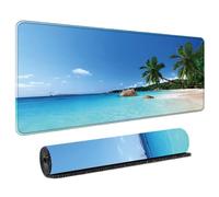 HongXINGDd Gaming Mouse Mat Extended Large 900x400mm Mousepad with Liquid Flow Colour Pattern Stitched Edges Non-Slip Rubber Base Waterproof Surface for PC Gamer Computer Accessories Office