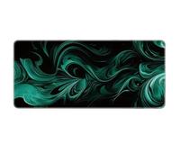 HongXINGDd Large Extended Mouse Mat 600x300mm for PC Laptop Liquid Flow Colour Abstract Pattern Mousepad with Durable Stitched Edges Anti-Slip Rubber Base and Smooth Waterproof Cloth Surface