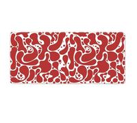 HongXINGDd Large Extended Mouse Mat 600x300mm for PC Laptop Liquid Flow Colour Abstract Pattern Mousepad with Durable Stitched Edges Anti-Slip Rubber Base and Smooth Waterproof Cloth Surface