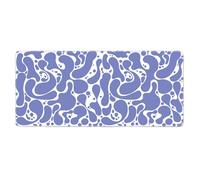 HongXINGDd Large Extended Mouse Mat 600x300mm for PC Laptop Liquid Flow Colour Abstract Pattern Mousepad with Durable Stitched Edges Anti-Slip Rubber Base and Smooth Waterproof Cloth Surface