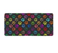 HongXINGDd Large Extended Mouse Mat 600x300mm for PC Laptop Liquid Flow Colour Abstract Pattern Mousepad with Durable Stitched Edges Anti-Slip Rubber Base and Smooth Waterproof Cloth Surface