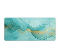 HongXINGDd Large Extended Mouse Mat 600x300mm for PC Laptop Liquid Flow Colour Abstract Pattern Mousepad with Durable Stitched Edges Anti-Slip Rubber Base and Smooth Waterproof Cloth Surface