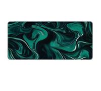 HongXINGDd Large Extended Mouse Mat 600x300mm for PC Laptop Liquid Flow Colour Abstract Pattern Mousepad with Durable Stitched Edges Anti-Slip Rubber Base and Smooth Waterproof Cloth Surface