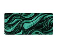HongXINGDd Large Extended Mouse Mat 600x300mm for PC Laptop Liquid Flow Colour Abstract Pattern Mousepad with Durable Stitched Edges Anti-Slip Rubber Base and Smooth Waterproof Cloth Surface