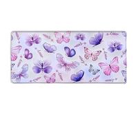 HongXINGDd Large Extended Mouse Mat 600x300mm for PC Laptop Liquid Flow Colour Abstract Pattern Mousepad with Durable Stitched Edges Anti-Slip Rubber Base and Smooth Waterproof Cloth Surface