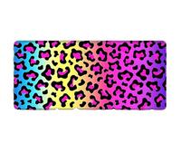 HongXINGDd Large Extended Mouse Mat 600x300mm for PC Laptop Liquid Flow Colour Abstract Pattern Mousepad with Durable Stitched Edges Anti-Slip Rubber Base and Smooth Waterproof Cloth Surface