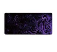 HongXINGDd Large Extended Mouse Mat 600x300mm for PC Laptop Liquid Flow Colour Abstract Pattern Mousepad with Durable Stitched Edges Anti-Slip Rubber Base and Smooth Waterproof Cloth Surface