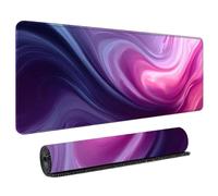 HongXINGDd Modern Mousepad XL 700x300mm Liquid Flow Marbled Colour Design Extended Mouse Mat for Office Computer Accessories Non-Slip Base and Stitched Edges for Gamers and Professionals