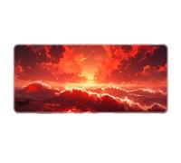 HongXINGDd Ocean waves Landscape Large Gaming Mouse Pad XL Extended mouse pad Non-Slip Rubber Base Keyboard Mat for Home Office Accessories