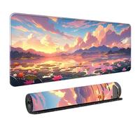 HongXINGDd Premium Extra Thick Rubber PC Gaming Mat Japanese Culture Design Smooth Gliding Computer 900x400 Mouse Pad Water Resistant Base for Office Working
